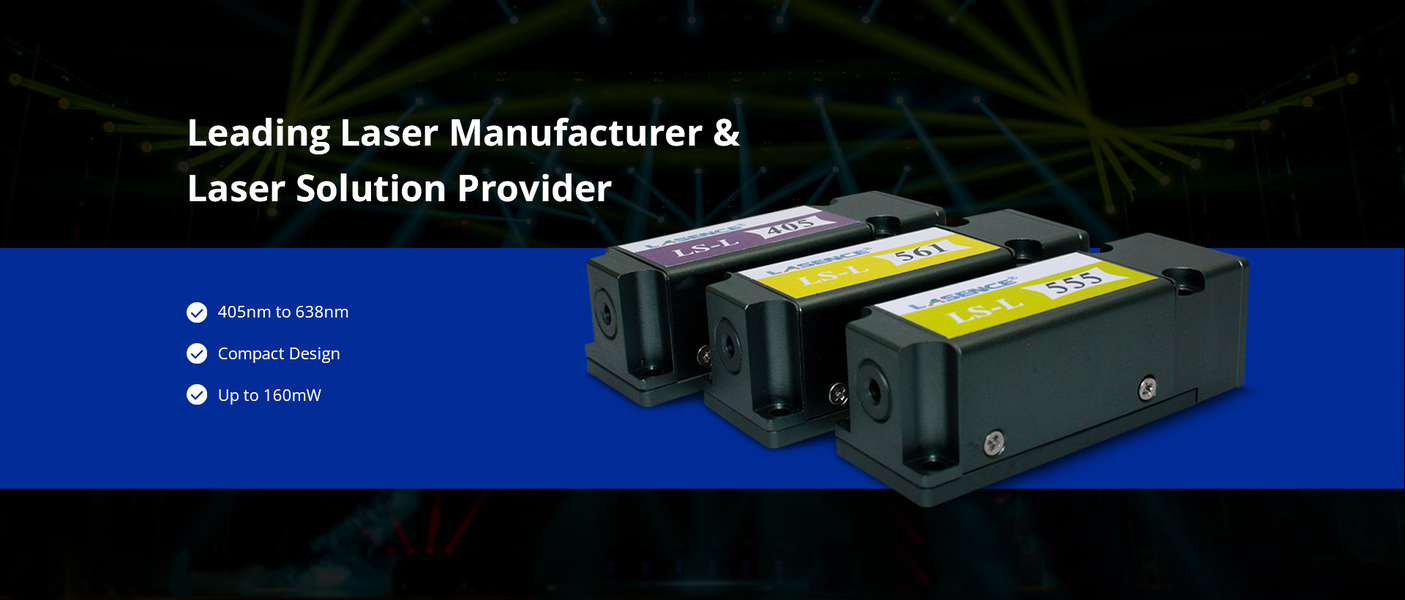 Module laser jaune