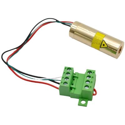 5000 heures MTTF Yellow Dot Laser Module 561nm avec haute stabilité et type APC PCB