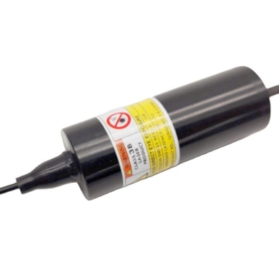 Module laser couplé à la fibre compact et puissant de 50 mW à 200 mW pour une longueur d'onde de 560 à 595 nm