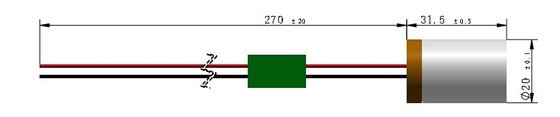 Pièces détachées Type Composant laser Jaune 561nm Dot Laser Module 20mW Taille compacte