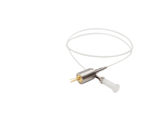 Module couplé à la fibre laser verte compact de 520 nm avec boîtier en aluminium anodisé noir