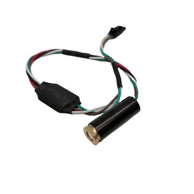 Module laser DPSS de ligne verte de 18 mW 551 nm Technologie avancée avec une largeur de ligne maximale de 4 mm 7 m