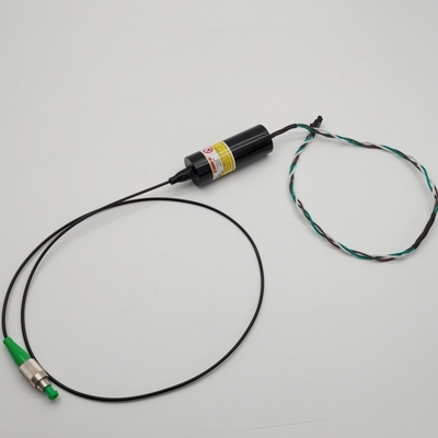 Module laser couplé à la fibre en mode unique vert de 15mw 30mW 520nm avec un diamètre de noyau de 3,5 μm