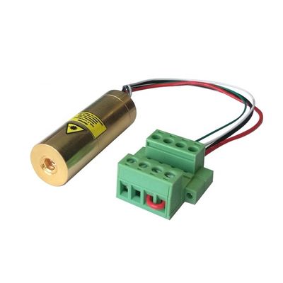 Différence maximale du faisceau 50mrad 545nm 100mW 2V Module laser de mise au point réglable à haute puissance