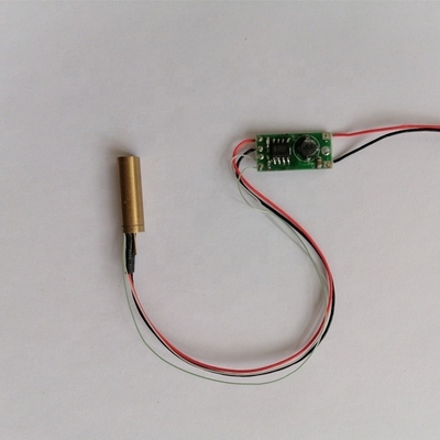 Module laser DPSS compact de 1 à 5 mW pour l'alignement laser 6,3 x 18 mm Voltage de travail 2,7 à 5,0 V