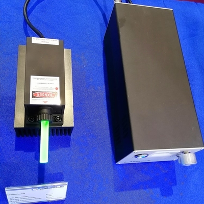 Faisceau jaune Laser DPSS de 100 mW avec une consommation d'énergie de 60 W et une sortie de puissance de 577 nm