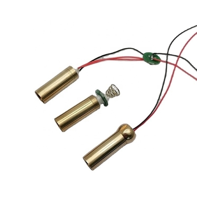 Module mini laser jaune de 8 mm PWM/50% de cycle de fonctionnement ≤5 mm de diamètre du faisceau pour le nivellement laser